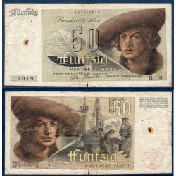 Allemagne RFA Pick N°14a, Billet de banque de 50 Deutsche mark 1948