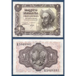 Espagne Pick N°139a, Billet de banque de 1 peseta 1951