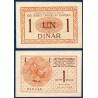 Yougoslavie Pick N°12, Billet de banque de 1 dinara 1919