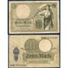 Allemagne Pick N°9b, Billet de banque de 10 Mark 1906