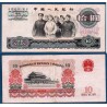 Chine Pick N°879b, TTB Billet de banque de 10 yuan 1965