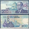 Maroc Pick N°66d, TB- Billet de banque de 200 Dirhams 1987