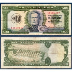 Uruguay Pick N°54, TB Billet de banque de 0.50 Peso 1975