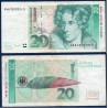 Allemagne RFA Pick N°39b, TB Billet de banque de 20  Mark 1993