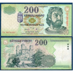 Hongrie Pick N°187e, TB Billet de banque de 200 Forint 2005