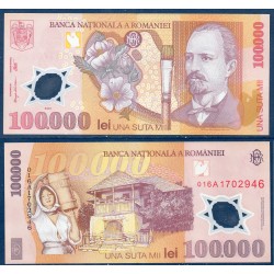 Roumanie Pick N°114a, Spl Billet de banque de 100000 leï 2001-2004
