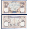 1000 Francs Cérès et Mercure TTB- 8.11.1927 Billet de la banque de France