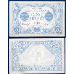 5 Francs Bleu TTB+ 24.6.1916 Billet de la banque de France