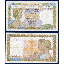 500 Francs La Paix TTB 5.11.1942 Billet de la banque de France