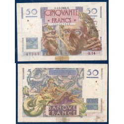 50F Le verrier TB- 2.5.1946 Billet de la banque de France