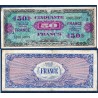 50 Francs France série 3 TTB- 1945 Billet du trésor Central