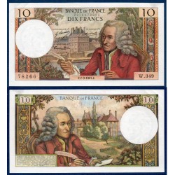 10 Francs Voltaire Sup- 7.9.1967 Billet de la banque de France
