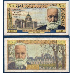 5 Nouveaux Francs  Victor Hugo TB- 2.7.1959 Billet de la banque de France