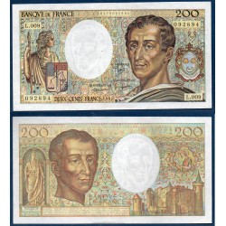 200 Francs Montesquieu Sup- 1982 Billet de la banque de France