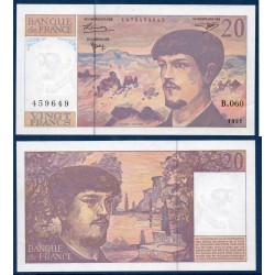 20 Francs Debussy Spl 1997 Billet de la banque de France