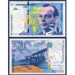 50 Francs St-Exupery TTB 1999 Billet de la banque de France