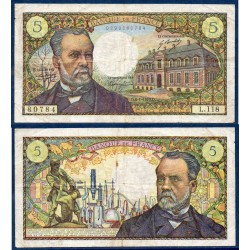 5 Francs Pasteur TB 8.1.1970 Billet de la banque de France