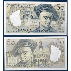 50 Francs Quentin Spl 1988 Billet de la banque de France