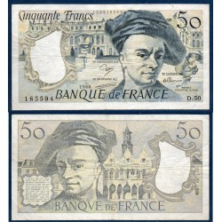50 Francs Quentin TTB 1988 Billet de la banque de France