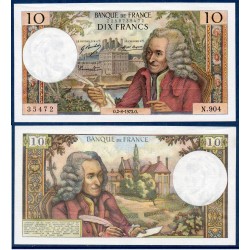 10 Francs Voltaire Spl 2.8.1973 Billet de la banque de France