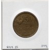 50 francs Coq Guiraud 1954 TTB, France pièce de monnaie