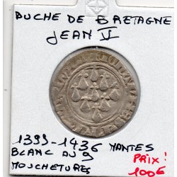 Duché de Bretagne, Jean V Nantes (1399-1436) Blanc aux 9 mouchetures