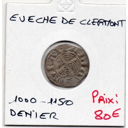 Auvergne, évêché de Clermont, anonyme (1000-1150) denier