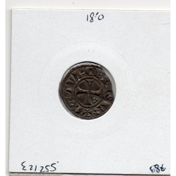 Languedoc, Eveché de Cahors, Geraud IV de Barsac et Barthelemy le roux  (1249-1265) Denier