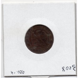 2 centimes Napoléon III tête nue 1856 BB Strasbourg TTB-, France pièce de monnaie