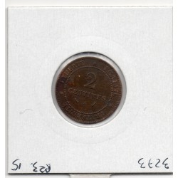 2 centimes Cérès 1887 Sup-, France pièce de monnaie