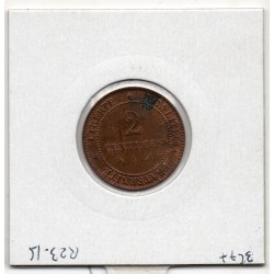 2 centimes Cérès 1890 Sup-, France pièce de monnaie