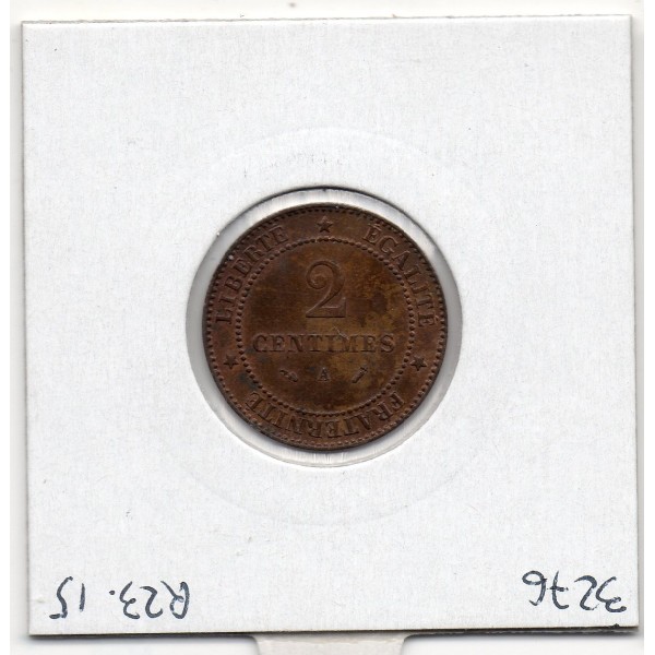 2 centimes Cérès 1888 Sup, France pièce de monnaie