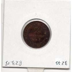 2 centimes Cérès 1889 TTB+, France pièce de monnaie