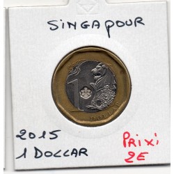 Singapour 1 dollar 2015 Sup-, KM 314 pièce de monnaie