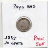 Pays Bas 10 cents 1895 TTB-, KM 116 pièce de monnaie