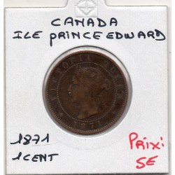 Ile du prince Edward 1 cent 1871 TB+, KM 4 pièce de monnaie