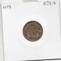 Russie 10 Kopecks 1939 Sup-, KM Y102 pièce de monnaie