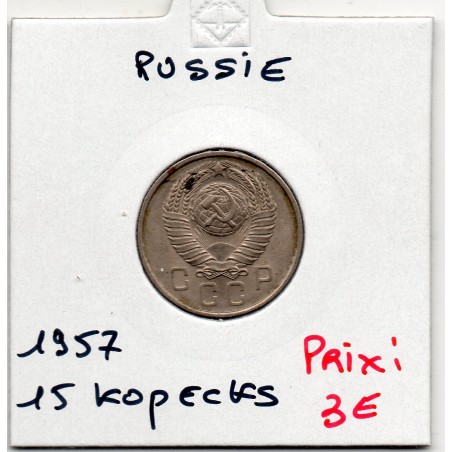 Russie 15 Kopecks 1957 Sup, KM Y124 pièce de monnaie