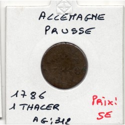Prusse 1/24 thaler 1786 A B KM 296 pièce de monnaie