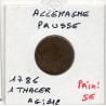 Prusse 1/24 thaler 1786 A B KM 296 pièce de monnaie
