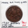 Inde Britannique 1/2 anna 1835 Bombay TB, KM 447 pièce de monnaie