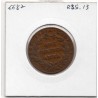 Inde Britannique 1/4 anna 1835 TTB, KM 446 pièce de monnaie