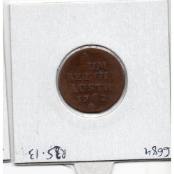 Pays-Bas Autrichiens Liard 1782 Tête Bruxelle B, KM 30 pièce de monnaie