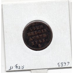 Pays-Bas Autrichiens Liard 1745 Main Anvers B, KM 1 pièce de monnaie