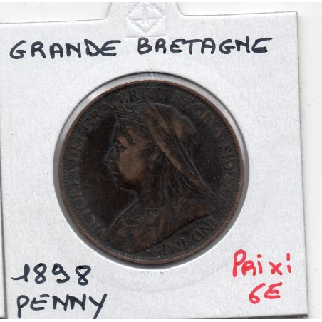 Grande Bretagne Penny 1898 TTB, KM 790 pièce de monnaie