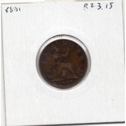 Grande Bretagne Farthing 1886 TTB, KM 753 pièce de monnaie