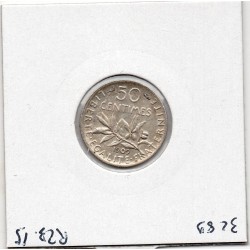 50 centimes Semeuse Argent 1909 Sup-, France pièce de monnaie
