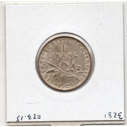 1 franc Semeuse Argent 1909 Sup, France pièce de monnaie