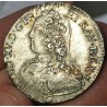 1/2 Ecu aux branches d'olivier 1726 M Toulouse Louis XV Sup- pièce de monnaie royale