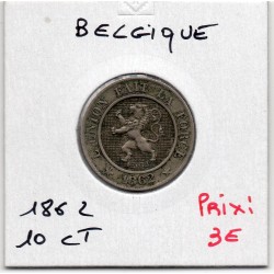 Belgique 10 centimes 1862 en Français TTB, KM 22 pièce de monnaie